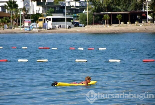Bodrum'da, sonbahara rağmen hava sıcaklığı 27 derecede!