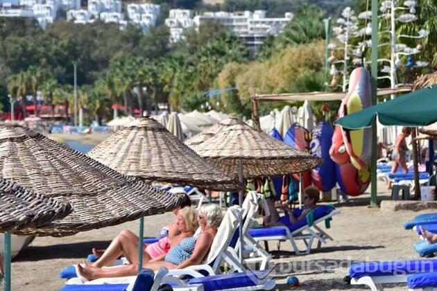 Bodrum'da, sonbahara rağmen hava sıcaklığı 27 derecede!