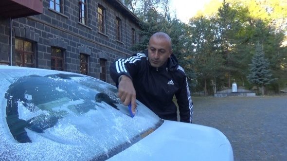 Hava sıcaklığının eksi 7 dereceye düştü!