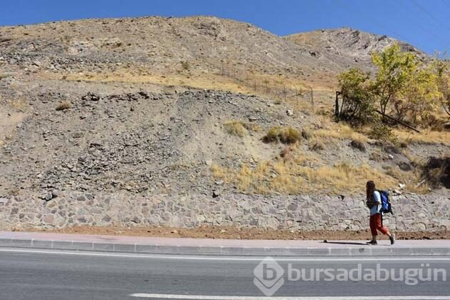 Otostopla çıktığı Türkiye turunu tamamladı