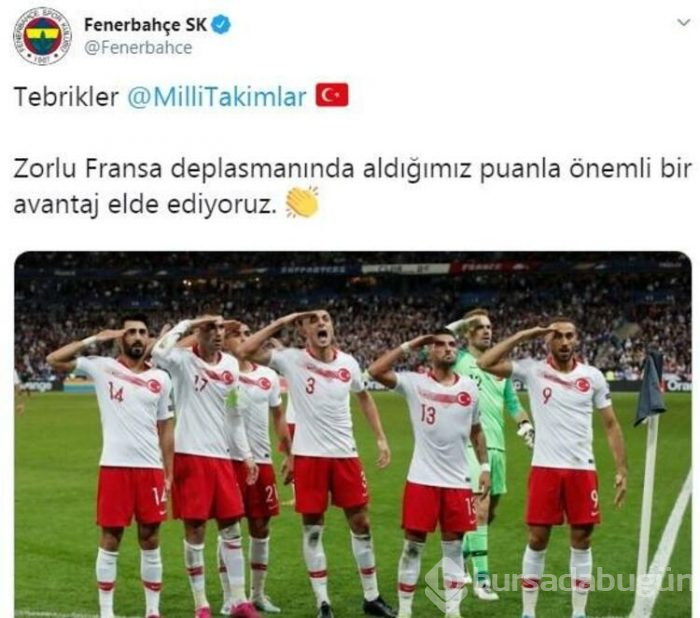 Fransa-Türkiye maçı sonrası paylaşımlar
