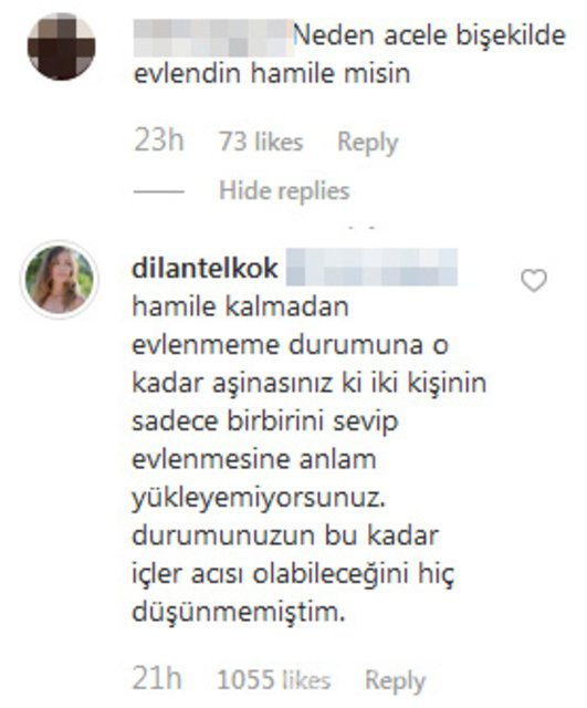 Dilan Telkök'den sert yanıt!