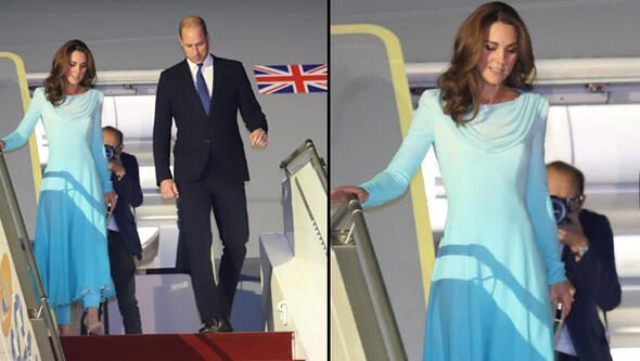 Kate Middleton, kıyafetiyle göz doldurdu