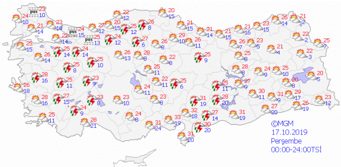 Meteoroloji'den Ege ve Akdeniz için sağanak uyarısı