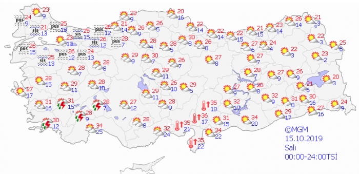 Meteoroloji'den Ege ve Akdeniz için sağanak uyarısı