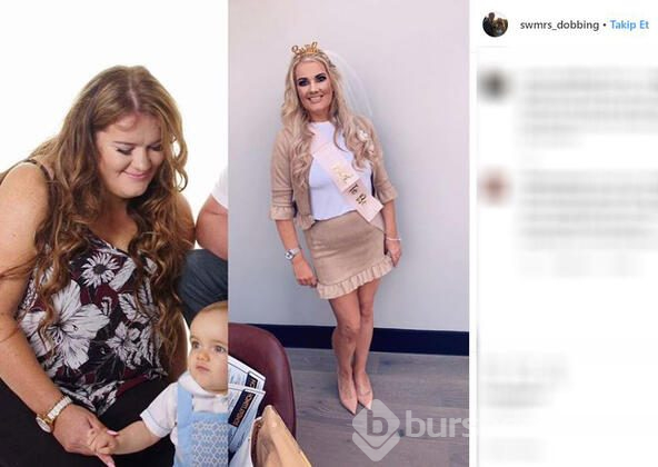 Gelinliğe sığmak için 50 kilo verdi!