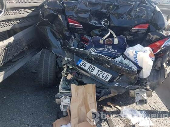 TEM'de feci kaza!