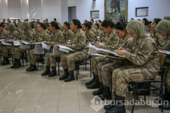 Jandarma Kadın Astsubaylar 'Barış Pınarı'nda görev almak için hazırlar!