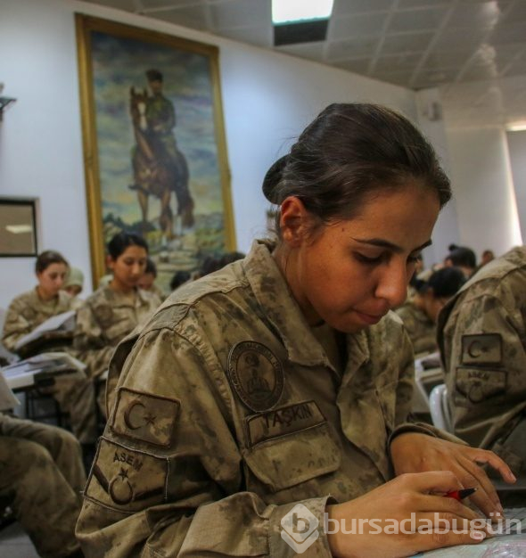 Jandarma Kadın Astsubaylar 'Barış Pınarı'nda görev almak için hazırlar!
