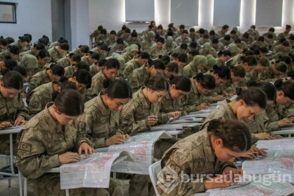 Jandarma Kadın Astsubaylar 'Barış Pınarı'nda görev almak için hazırlar!
