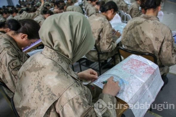 Jandarma Kadın Astsubaylar 'Barış Pınarı'nda görev almak için hazırlar!