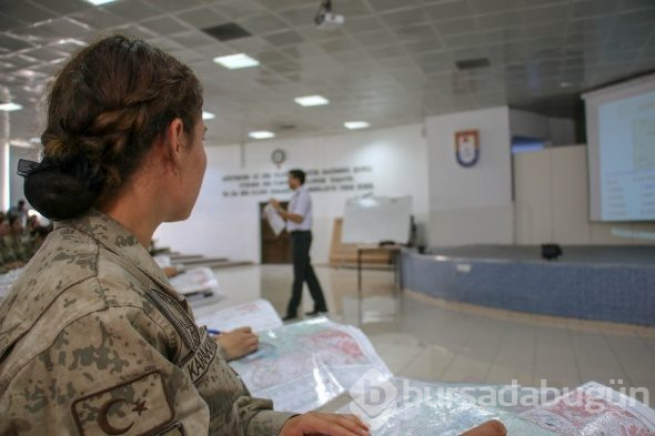 Jandarma Kadın Astsubaylar 'Barış Pınarı'nda görev almak için hazırlar!