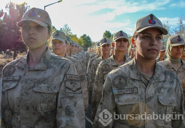 Jandarma Kadın Astsubaylar 'Barış Pınarı'nda görev almak için hazırlar!