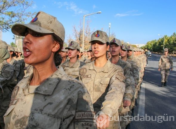 Jandarma Kadın Astsubaylar 'Barış Pınarı'nda görev almak için hazırlar!