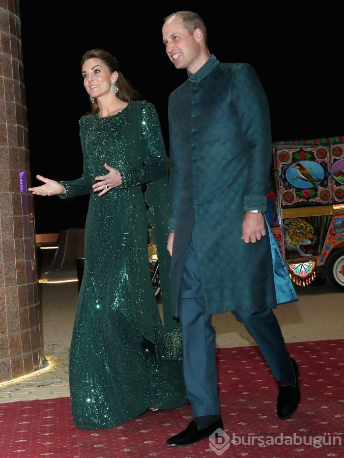 Kate Middleton Pakistan ziyaretinde Prenses Diana'nın izinde!