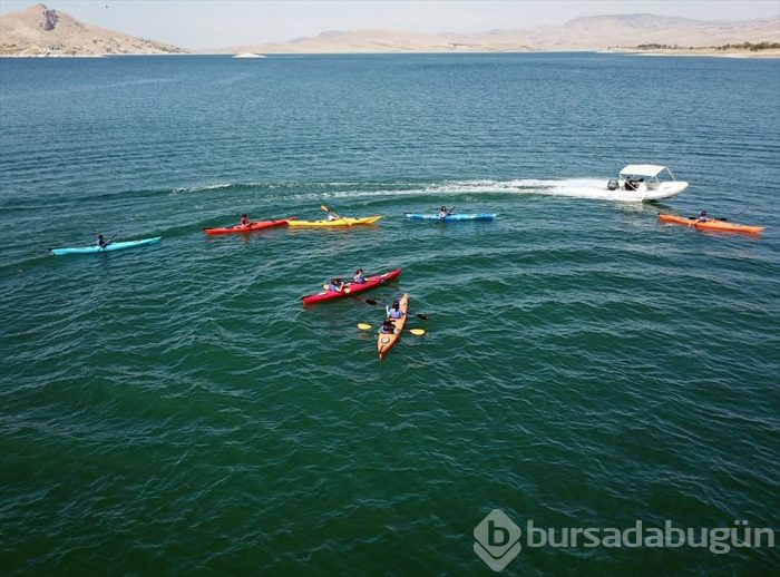 Tunceli'nin saklı cenneti Pertek su sporlarıyla şenlendi