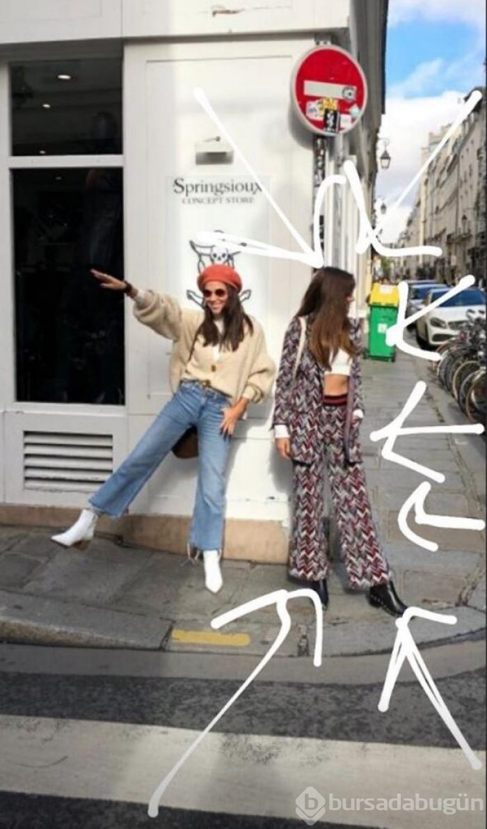 Kız kıza tatil! Başak ile Tanem Paris'te
