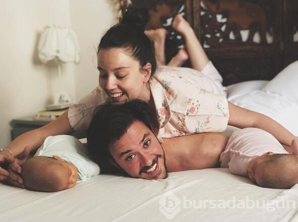 İkizlerin yüzünü ilk kez gösterdi!

