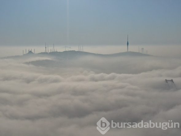 İstanbul'da masal gibi görüntü