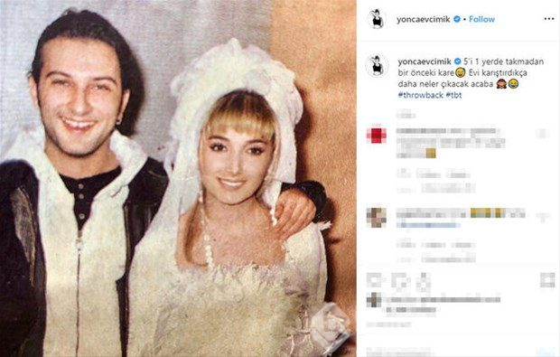Yonca Evcimik'in nostalji paylaşımı