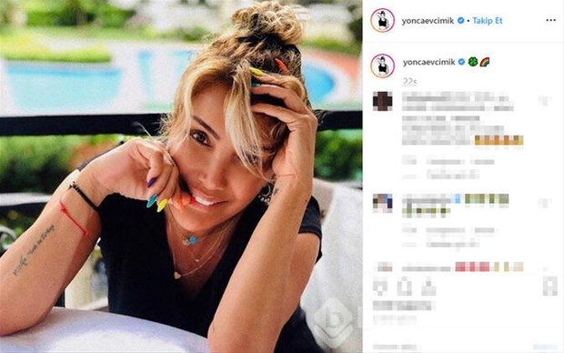 Yonca Evcimik'in nostalji paylaşımı