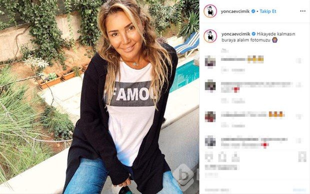 Yonca Evcimik'in nostalji paylaşımı