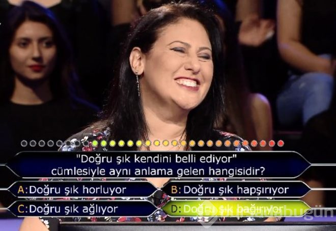 Kim Milyoner Olmak İster'e damga vuran an!