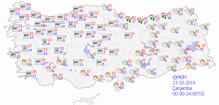 Meteoroloji bölge bölge uyardı!