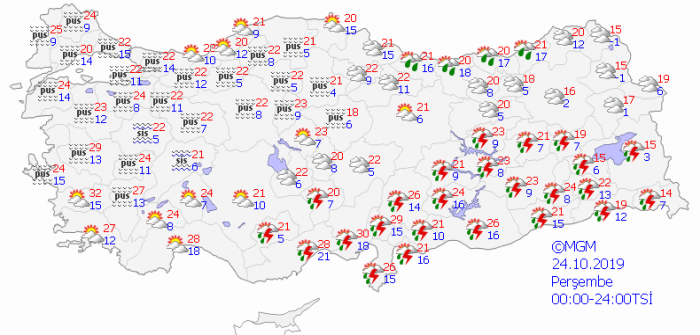 Meteoroloji bölge bölge uyardı!