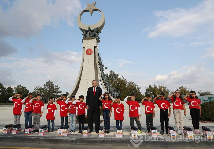 Cumhurbaşkanı Recep Tayyip Erdoğan öğrencileri ağırladı!
