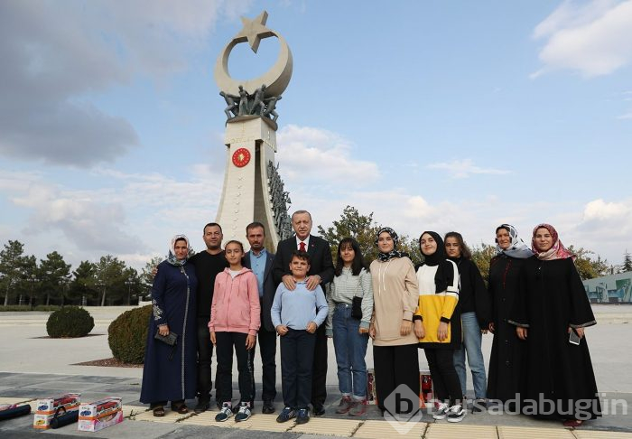 Cumhurbaşkanı Recep Tayyip Erdoğan öğrencileri ağırladı!