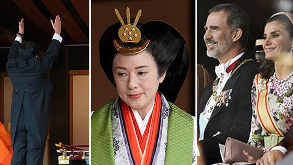 Naruhito, törenle "kasımpatı" tahtına çıktı.