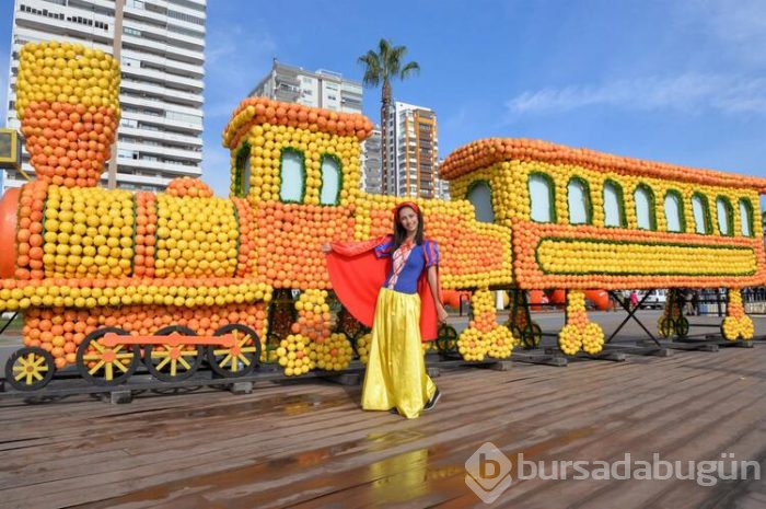 Süslemeler için 30 ton ürün kullanıldı! 
