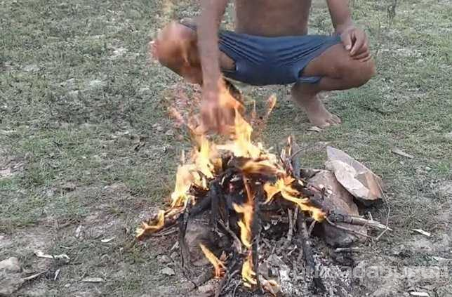 Karpuzun içinde pişirdi