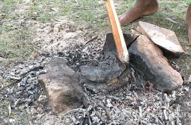 Karpuzun içinde pişirdi