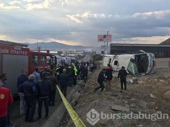 Kayseri'de korkunç kaza!
