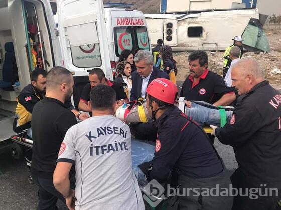 Kayseri'de korkunç kaza!
