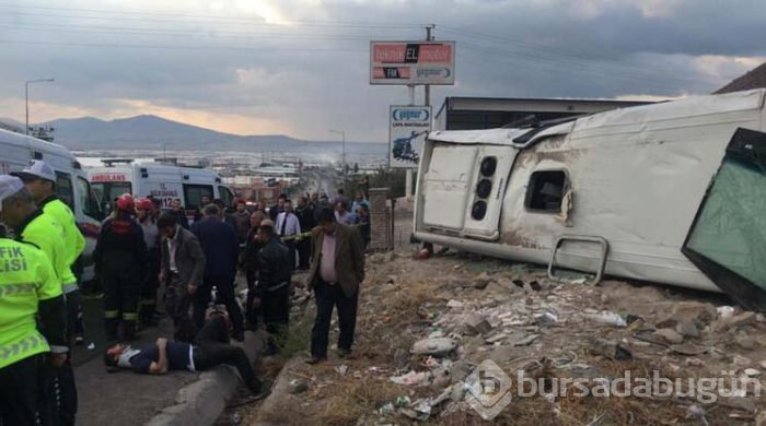Kayseri'de korkunç kaza!
