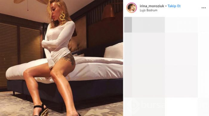 'Süper yenge' Irina çırılçıplak halini paylaştı