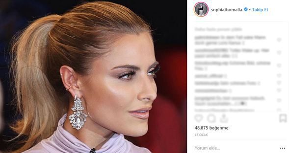 Sophia Thomalla'nın yüzüğünün sırrı ortaya çıktı