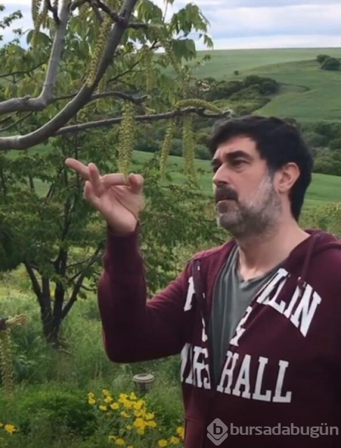 Önce çalıştı, sonra çay keyfi yaptı! 