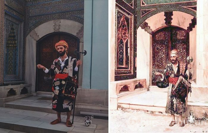 Ünlü modeller resimleri yeniden 'canlandırdı'