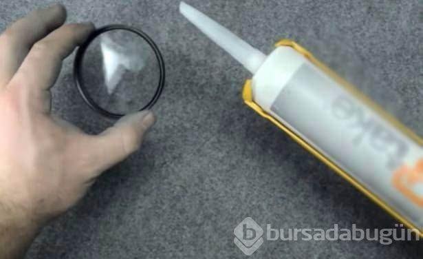 Paslı tavadan ışıklı kamera lensi yaptı
