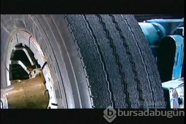 Eski lastiği yeni gibi yaptılar