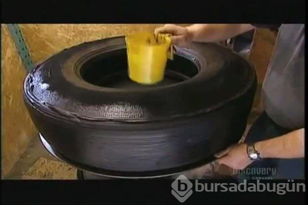 Eski lastiği yeni gibi yaptılar