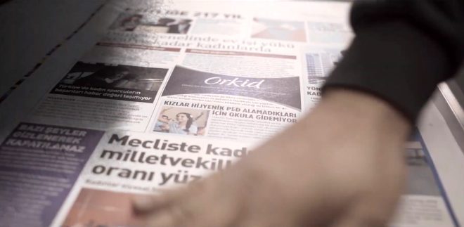 Kadın pedi markasından Türkiye'ye gönderme! 
