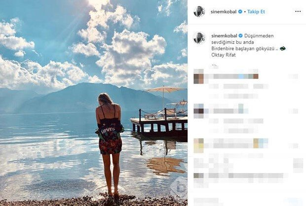 Sinem Kobal'ın fotoğraflarına yorum yağdı