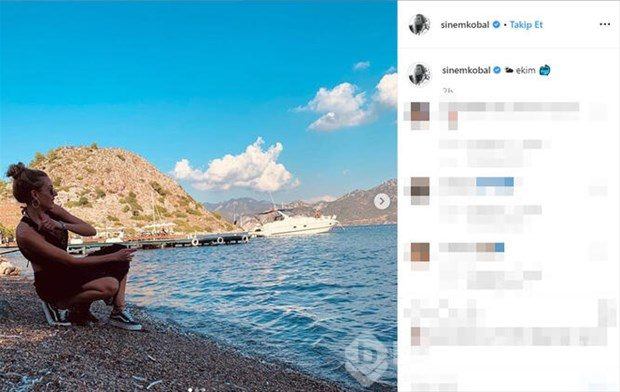 Sinem Kobal'ın fotoğraflarına yorum yağdı