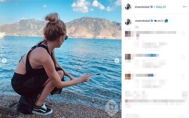 Sinem Kobal'ın fotoğraflarına yorum yağdı