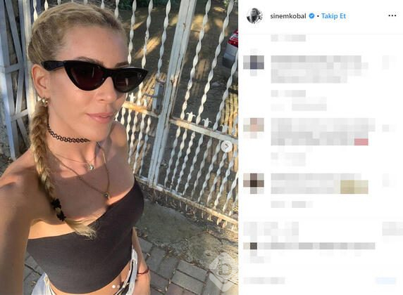 Sinem Kobal'ın fotoğraflarına yorum yağdı